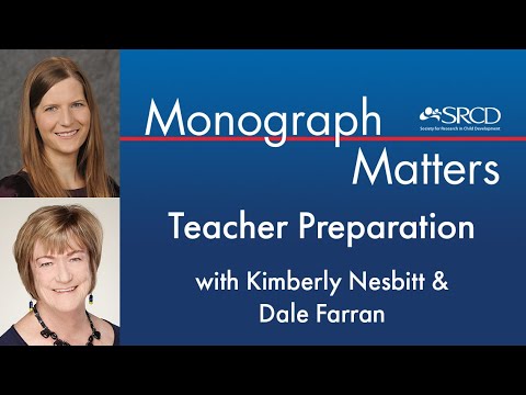 Teacher Preparation for Prekindergarten Programs | Monographs 86.1