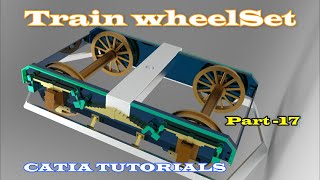 Train Coach Part -17 | Indian Locomotive | CATIA 2025 | CAD TUTORIAL 2025 | SOLIDWORK 2025 | CATIA screenshot 4
