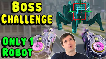 CHALLENGE: Manni VS Boss - 1 Robot Only! War Robots New Gameplay WR