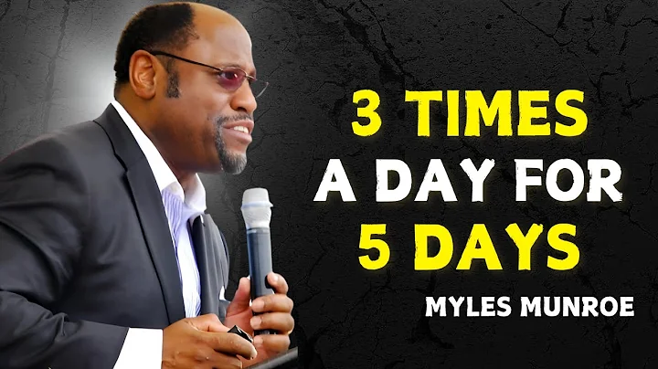 ATTRACT ANYTHING YOU WANT IN 15 MINUTES - Myles Munroe Motivational Speech
