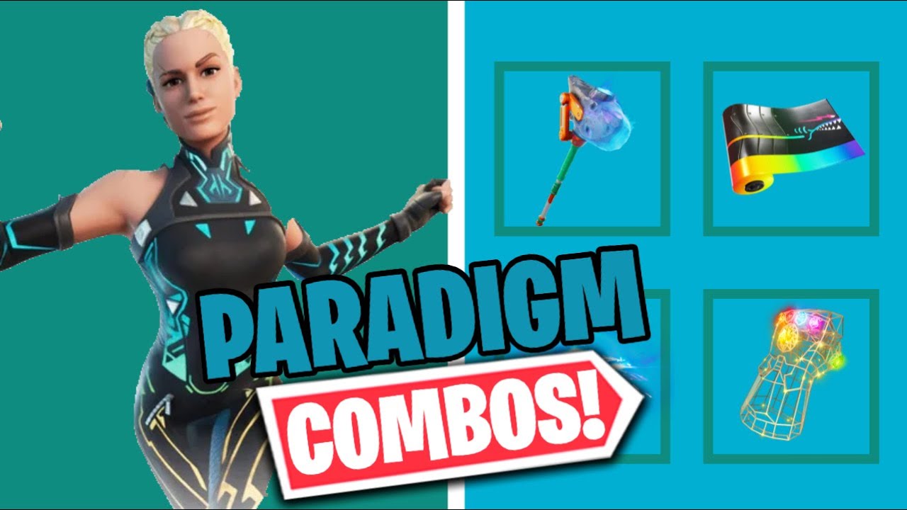 PARADIGM (REALITY 569) COMBOS | FORTNITE SKIN REVIEW
