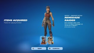 FREE OG RENEGADE RAIDER STYLE 😱