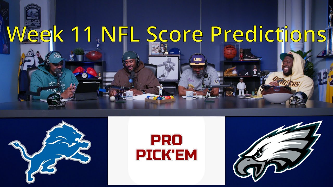 Pro Picks Pro Pick'em 2025 Week 11 NFL score predictions | Don't forget to ...