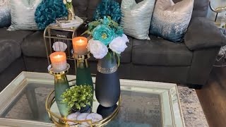 My Glam updated Living/Dinning and Kitchen Summer Tour🤩🤩#HomeDecor