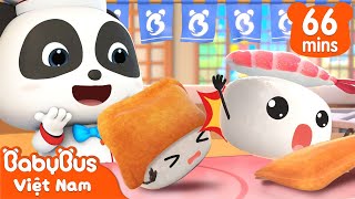 Tiệm sushi của Kiki và Miumiu | Bài hát những món sushi | Nhạc thiếu nhi vui nhộn | BabyBus