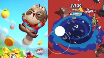 Hole.io Vs Black Hole ( Max Level ) New Update, Noob vs Pro vs Hacker vs good ASMR games