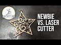 Making ornaments from scrap wood | Newbie vs. the NEJE 2S Max N40630 Laser Engraver Machine