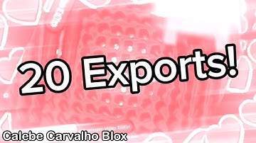 Calebe Blox | Multi-Render: CapCut And KineMaster Moments - 20 Exports