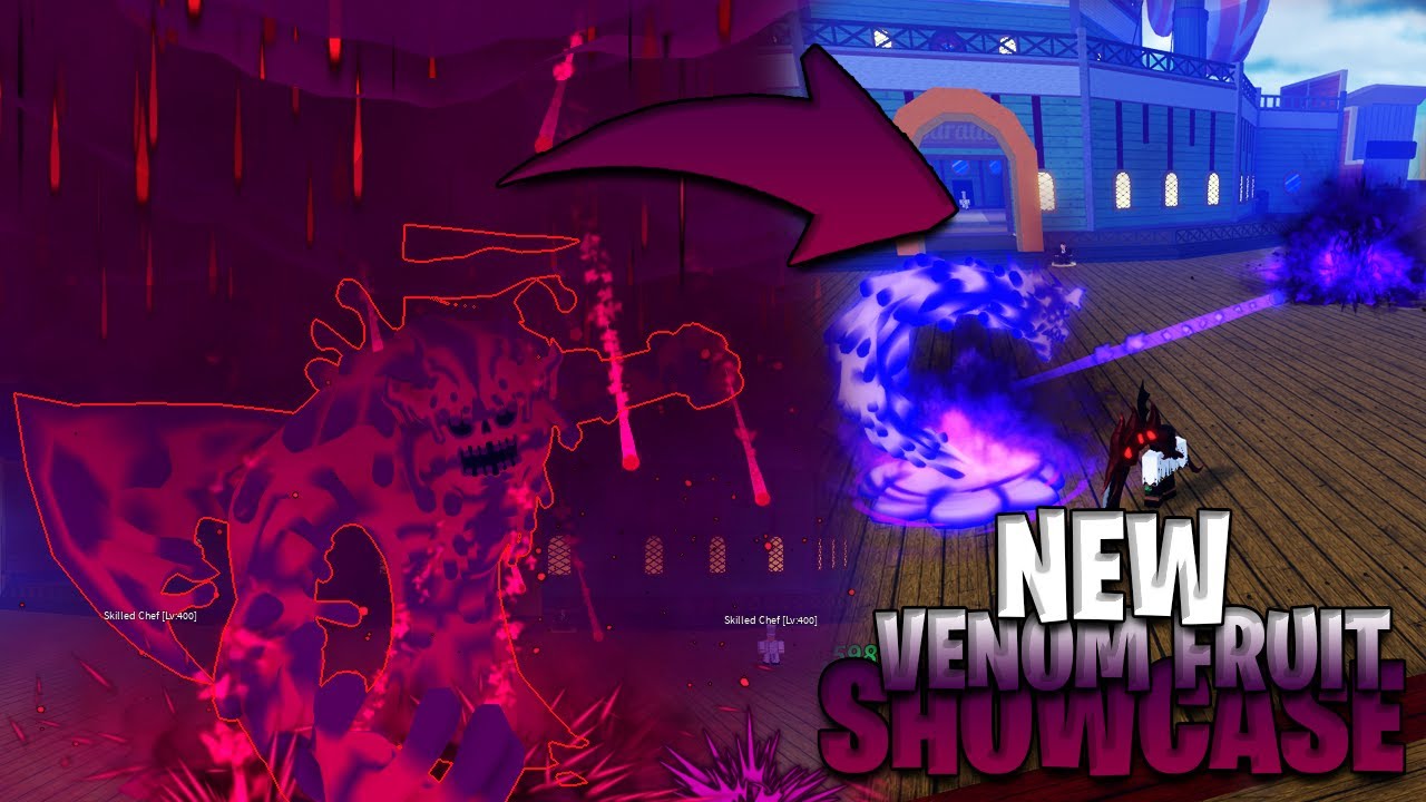 Nika venom and ope showcase in fruit battlegrounds #roblox #vxctrlol , fruit game