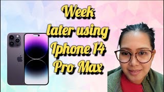 Iphone 14 Pro Max Review 1 week later from android user | Abygail's Vlog