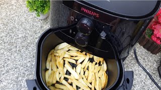 Philips Air Fryer HD9200/90 Review with Fries Demonstration | Philips air fryer how to use