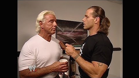 Shawn Michaels gives Ric Flair some advice! 05/19/2003