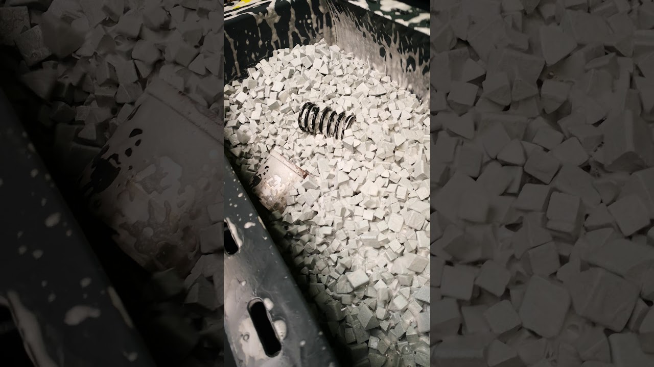 Gratowanie, gratownica, tępienie krawędzi, polerka wibracyjna