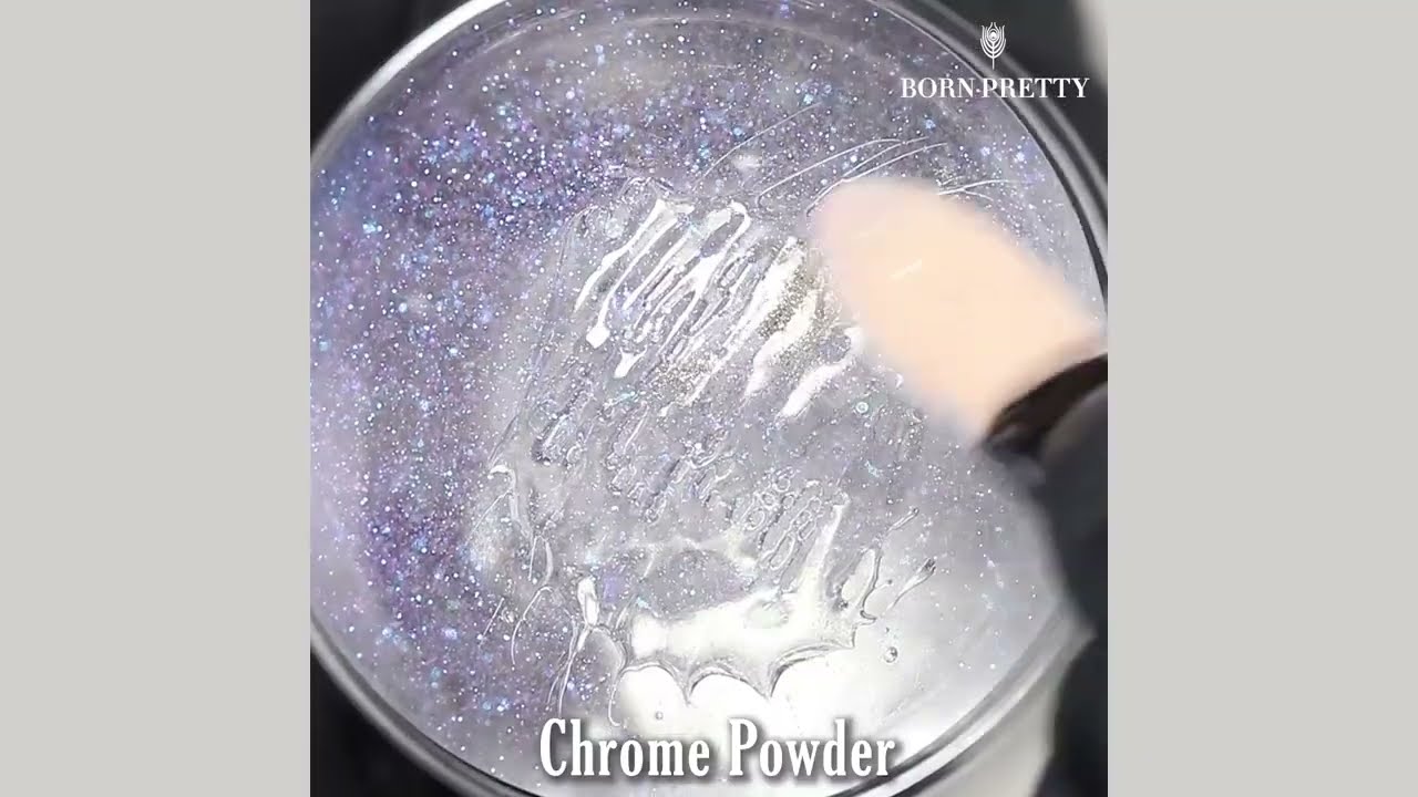 Interesting Chrome Graffiti Nail Art With Stamper I BORN PRETTY