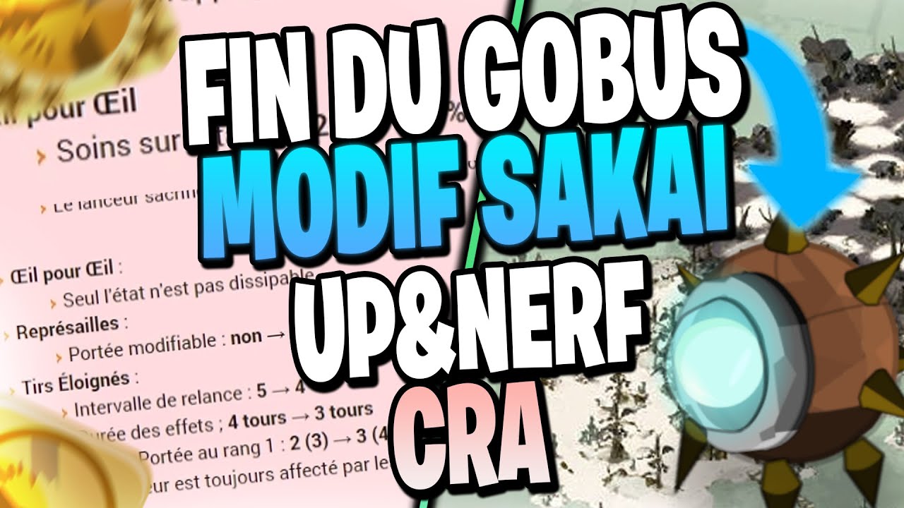 ANKAMA NERF UNE DES MEILLEURS STRAT XP DE DOFUS ! LES GOBUS !  REFONTE CRA 2.71 !