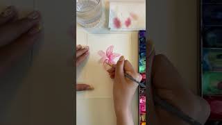 Let’s paint a lily #lily #watercolor #art #painting