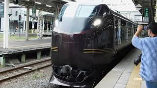 仙台駅4番線を発車するE655系（回送列車）