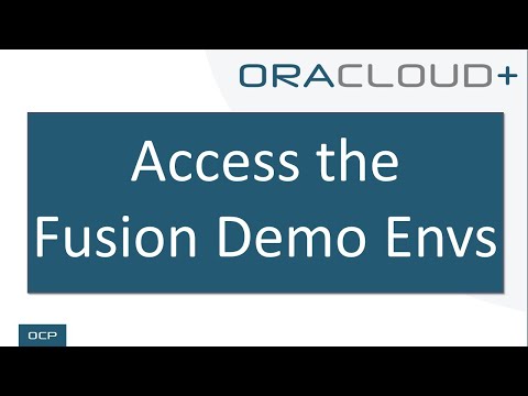 Access the Fusion Demo Envs