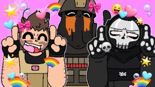 🫧🎀💻🌈⚠️FLASH WARNING!!!⚠️/INTERNET-YAMERO/COD ANIMATION MEME/FT. König, Soap n Ghost(^_^)🌈💻🎀🫧