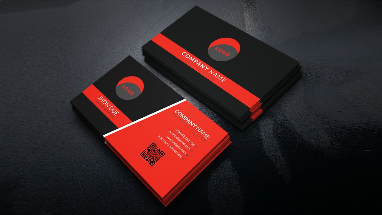 Professional Business Card Design | Photoshop Tutorial | Shehab Editz