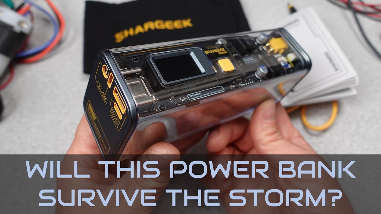 Sharge 100 W Transparent Power Bank: The Ultimate Geeky Power Bank