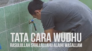 Tata Cara Wudhu Sesuai Sunnah Rasulullah shallallahu alaihi wasallam
