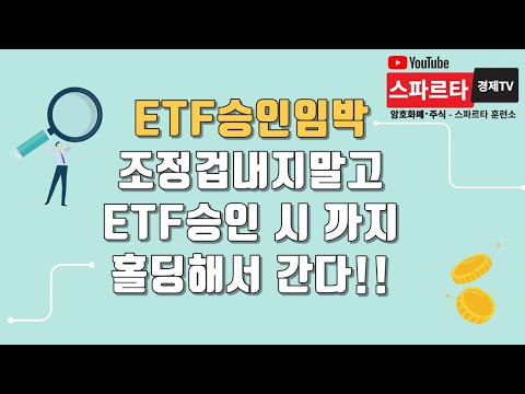 현물 비트코인 ETF 승인 임박 / 조정 겁내지 말고 ETF 승인 시 까지 홀딩해서 간다. !! /  #비트코인 #암호화폐 #가상자산 #가상화폐 #주식)