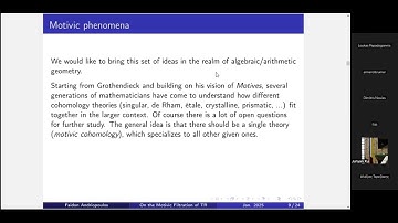 On the motivic filtration of TR - Faidon Andriopoulos