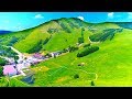 4K映像 絶景ドローン空撮「夏の車山高原 ニッコウキスゲ」ビーナスライン 癒し自然風景 Drone Japan Nature Relaxation Kurumayama aerial Cruise