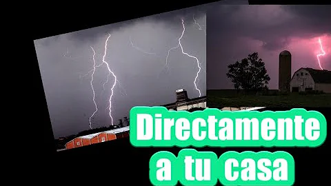 ¿Por qué no caen rayos sobre las casas?