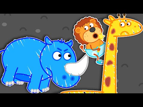 Aslan Yavrusu | Hayvanat Bahçesi Gezisi | Çocuklar için çizgi film