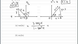 Trigonometry: double, sum/difference, and half angle problems 1/3