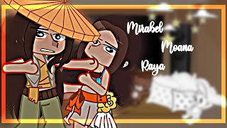 •|Mirabel,Moana e Raya reagindo a tik toks•|gacha club