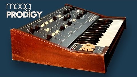 MOOG PRODIGY Analog Synthesizer 1979 | HD DEMO