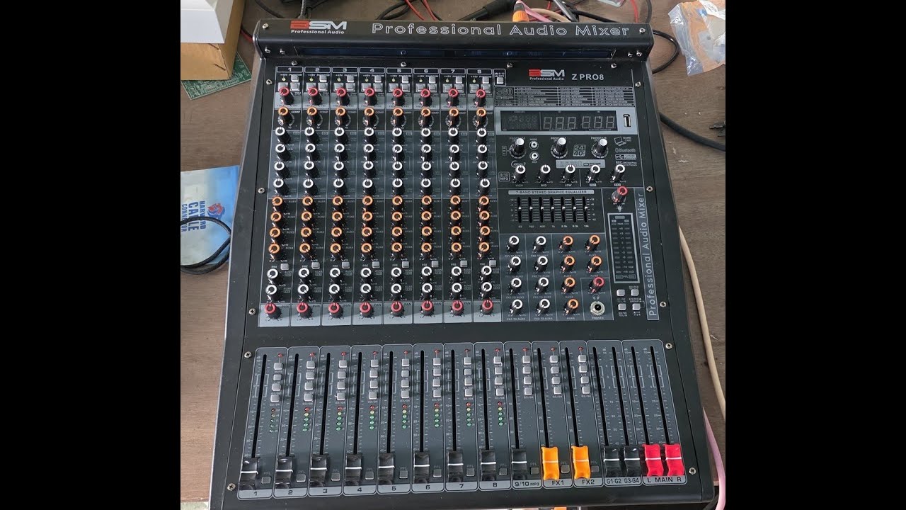 BSM Zpro 08 Mixer Unboxing | DJ | Live sound | Mixer | Vibeverse Audio