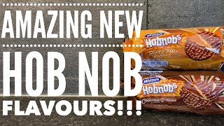 NEW McVities Hob Nobs Chocolate Brownie & McVities Hob Nobs Sticky Toffee Pudding Review