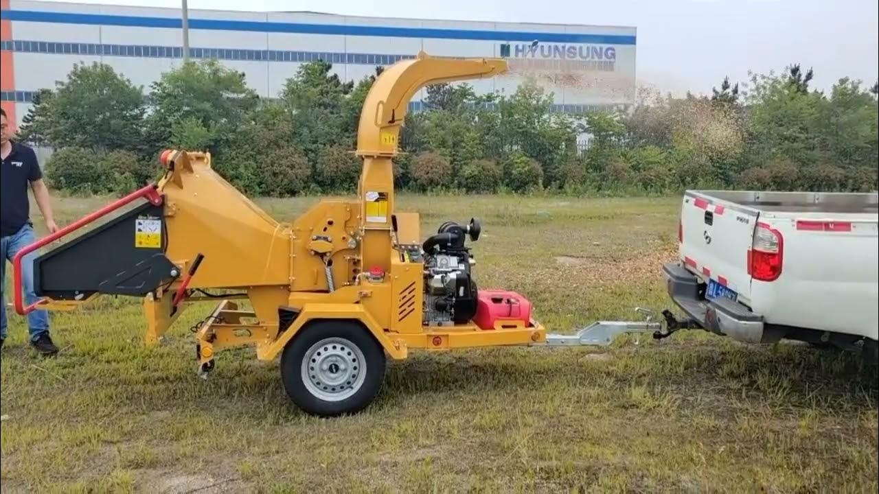 DC160 Wood Chipper 6 Inch Brush Chipper With 35HP B&S Petrol Engine
