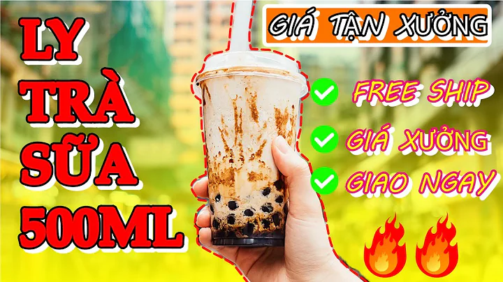 Ly nhựa 500ml pp đựng trà sữa size M | ®Bao bì XANH