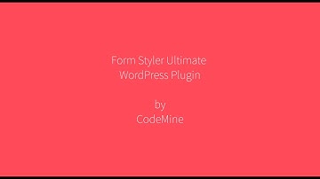 Form Styler Ultimate WordPress Plugin