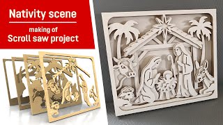Nativity scene - making of woodworking project