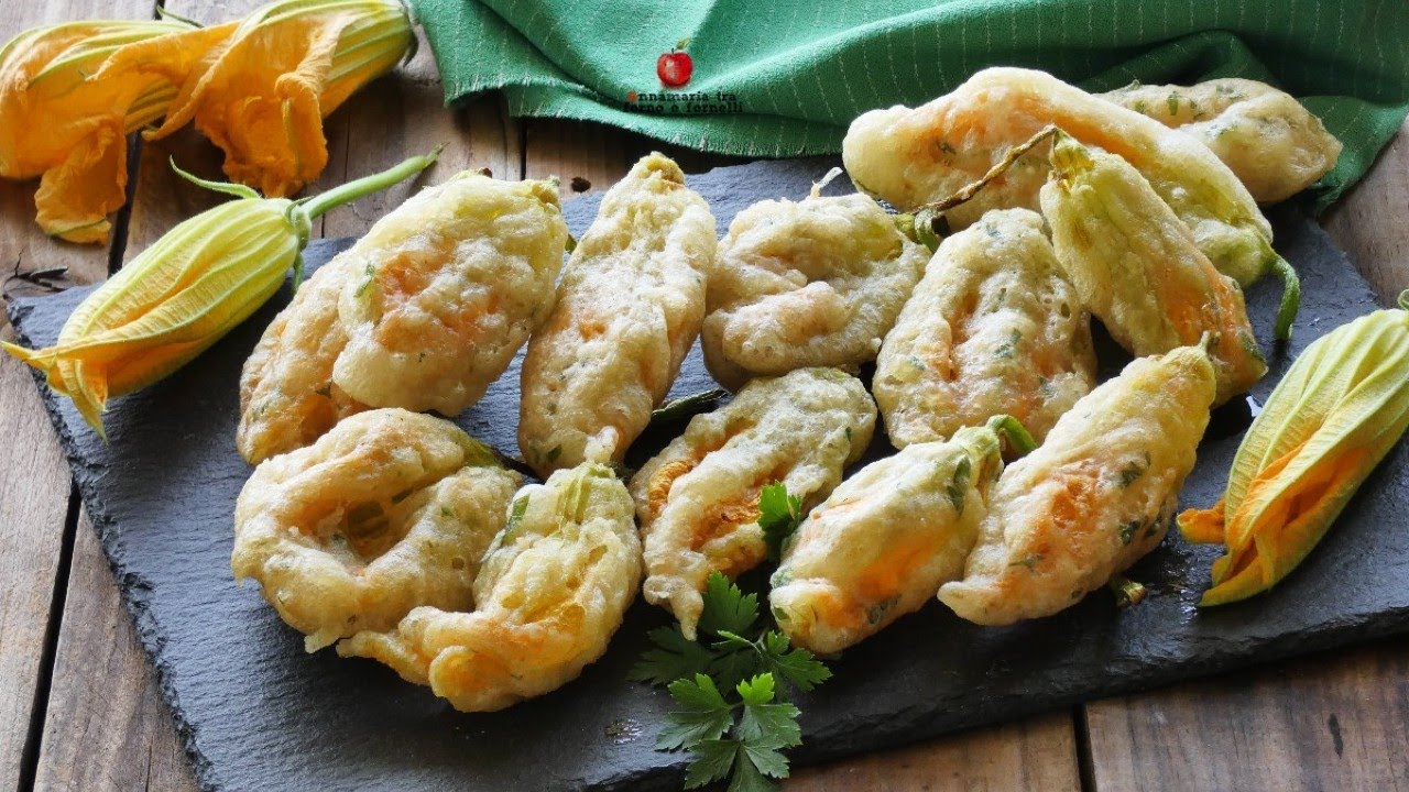 FIORI DI ZUCCA IN PASTELLA