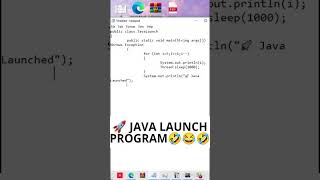 😳 Java Magic in Notepad & Command Prompt! #funny #shorts #java