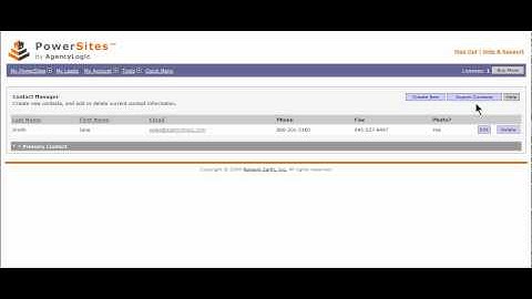 AgencyLogic Support Video - How To Add A Bio To Your PowerSite