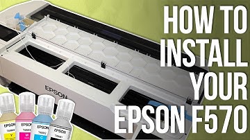 How to Install Your Epson F570 Sublimation Printer