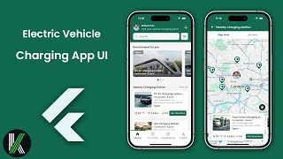 Electric Vehicle Charging App UI in Flutter | ChargeHub