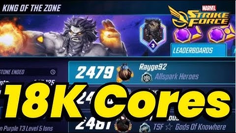 This is WHY we HOARD! 18K POWER CORES! EASY ISO PURPLE EVENT! SAVE CORES NOW! | MARVEL Strike Force
