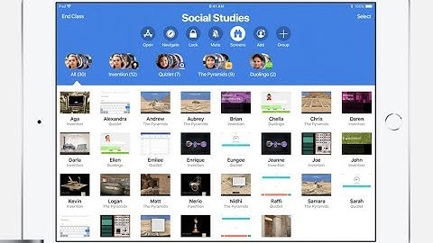 Guided Tour of Apple Classroom app