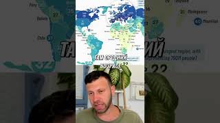 Старение Мира  Европа vs  Африка — Возрастная Карта