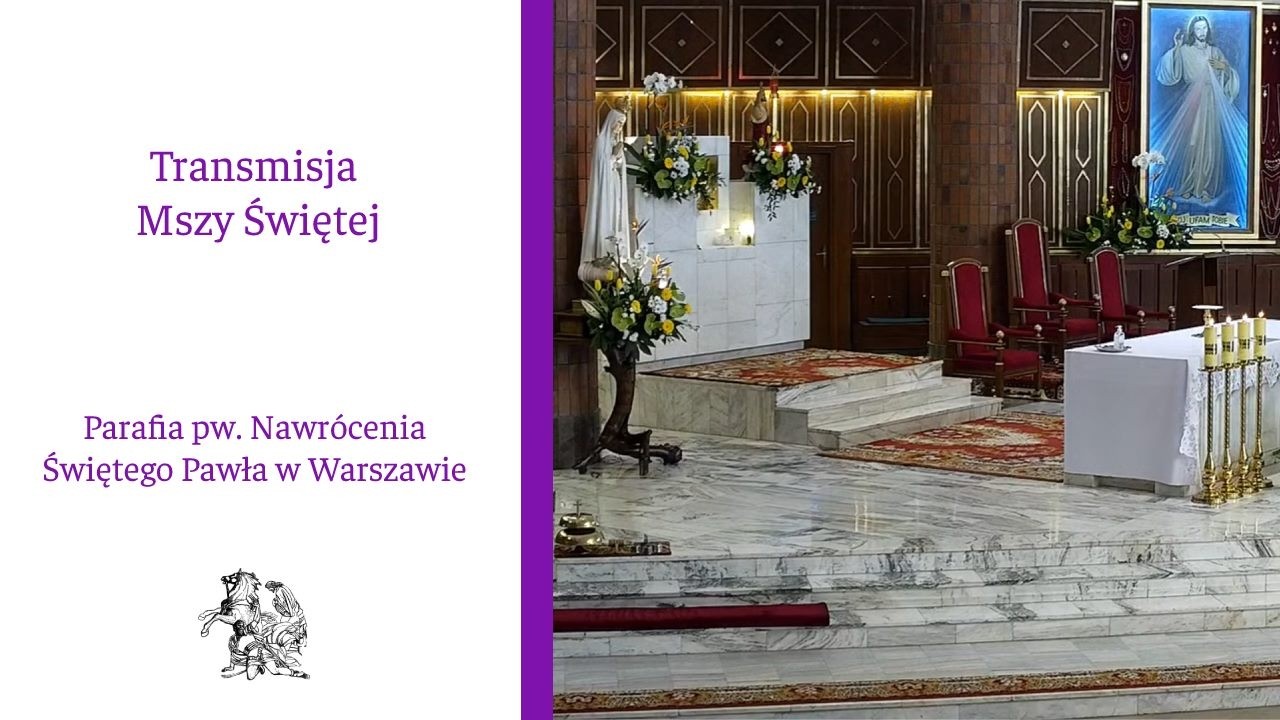 Transmisja Mszy Św. wieczornej - 25 lutego 2026 r.