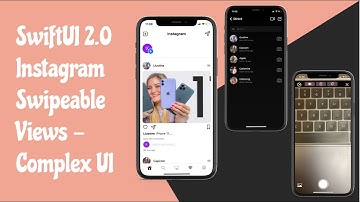 SwiftUI 2.0 Swipeable Instagram View Layout | Story 👈 Feed 👉 DM | Complex UI | SwiftUI Tutorials👆